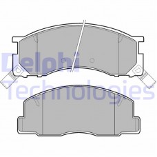 LP941 DELPHI Комплект гальмівних колодок дисковий гальм