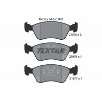 2197502 TEXTAR Комплект гальмівних колодок дисковий гальм