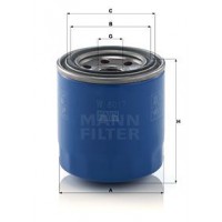 W 8017 MANN-FILTER Масляний фільтр