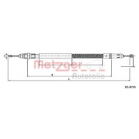 10.4739 METZGER Тросик, cтояночный тормоз