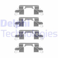 LX0528 DELPHI Комплектуючі колодки дискового гальма