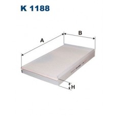 Фільтр повітря у внутрішньому просторі FILTRON K 1188