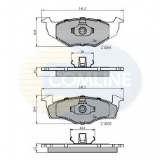 CBP0180 COMLINE КомплеК т гальмівних колодок, дискове гальмо