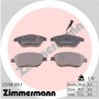 23708.190.1 ZIMMERMANN Комплект гальмівних колодок дисковий гальм