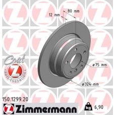 150.1299.20 ZIMMERMANN Гальмівний диск
