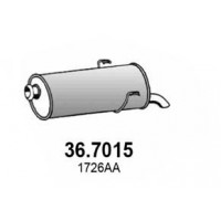 36.7015 ASSO Глушник вихлопних газів кінцевий