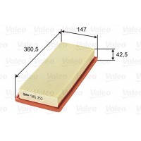 585252 VALEO Повітряний фільтр