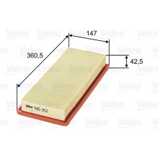 585252 VALEO Повітряний фільтр