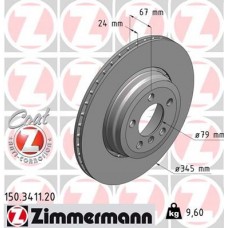 150.3411.20 ZIMMERMANN Гальмівний диск