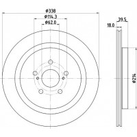 ND1138K NISSHINBO Гальмівний диск