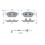 0 986 494 986 BOSCH Комплект гальмівних колодок дисковий гальм
