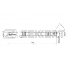 BS-9270 ZEKKERT Гальмівний шланг