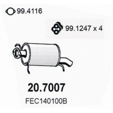 20.7007 ASSO Глушник вихлопних газів кінцевий
