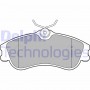 LP1624 DELPHI Комплект гальмівних колодок дисковий гальм