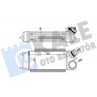 Интеркулер KALE OTO RADYATÖR 344910