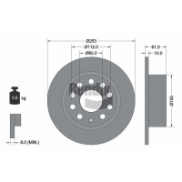 BDS1601 BENDIX Braking Гальмівний диск
