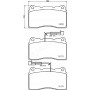 PA-0207AF JAPANPARTS Комплект гальмівних колодок дисковий гальм