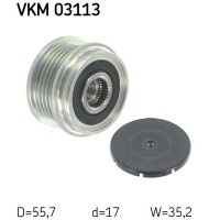 VKM 03113 SKF Механізм вільного ходу генератора