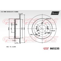 865235 MAXTECH Гальмівний диск