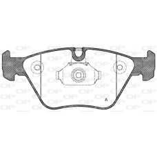 BPA0963.00 OPEN PARTS Комплект гальмівних колодок дисковий гальм