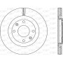 BDA1106.20 OPEN PARTS Гальмівний диск