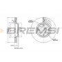 CD6762V BREMSI Гальмівний диск