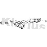 260702 KLARIUS Глушник вихлопних газів кінцевий
