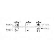 DN1379 AVA QUALITY COOLING Розширювальний клапан кондиціонера