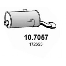 10.7057 ASSO Глушник вихлопних газів кінцевий