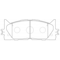 FP1222 FIT Комплект гальмівних колодок дисковий гальм