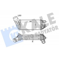 350850 KALE OTO RADYATÖR Интеркулер