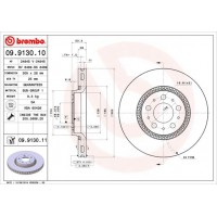 09.9130.10 BREMBO Гальмівний диск