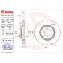09.9130.10 BREMBO Гальмівний диск