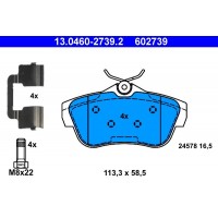 13.0460-2739.2 ATE Комплект гальмівних колодок дисковий гальм
