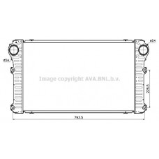 TO4794 AVA QUALITY COOLING Интеркулер