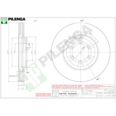 V708 PILENGA Гальмівний диск