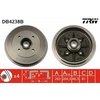 DB4238B TRW Гальмівний барабан