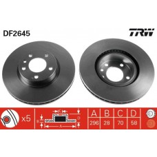 DF2645 TRW Гальмівний диск