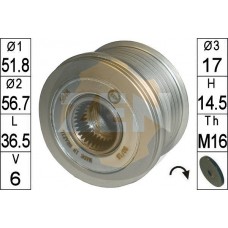 ZN5646 ERA Механізм вільного ходу генератора