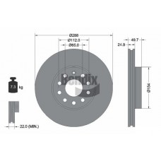 BDS1015HC BENDIX Braking Гальмівний диск