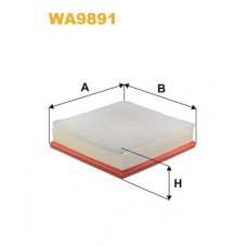 WA9891 WIX FILTERS Повітряний фільтр