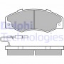 LP489 DELPHI Комплект гальмівних колодок дисковий гальм