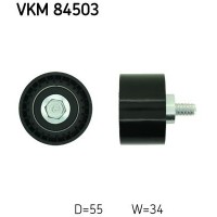 VKM 84503 SKF Паразитный / Ведущий ролик, Зубчастий ремінь