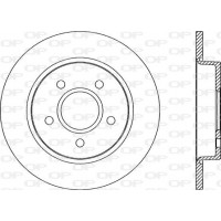 BDA2041.10 OPEN PARTS Гальмівний диск