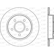 BDA2041.10 OPEN PARTS Гальмівний диск