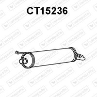 CT15236 VENEPORTE Глушник вихлопних газів кінцевий