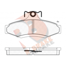 RB1261 R BRAKE Комплект гальмівних колодок дисковий гальм