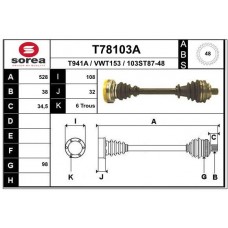 T78103A EAI Привідний вал