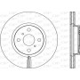 BDR2316.20 OPEN PARTS Гальмівний диск