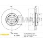 BD2897 FREMAX BRAKE DISC HIGH CARBON